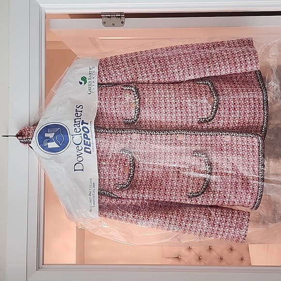 Maje Tweed Jacket with Belt Size M - Picture 12 of 12